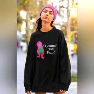 Commit Tax Fraud Shirt NWOT